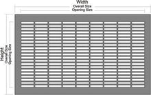 Load image into Gallery viewer, Architectural Lattice Grilles LGHS-22x6